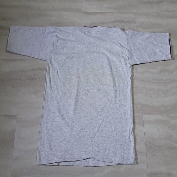 Vintage Excalibur Hotel Casino Las Vegas Graphic Premier Sportswear Gray T-Shirt - Picture 11 of 12